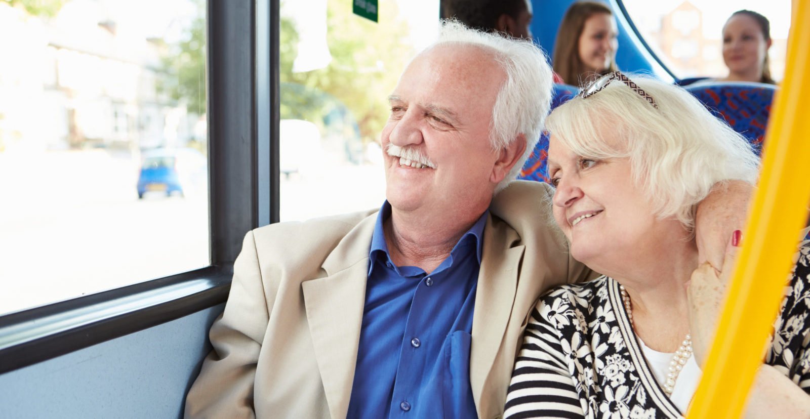 Easy Climber Senior Couple Riding Bus Blog